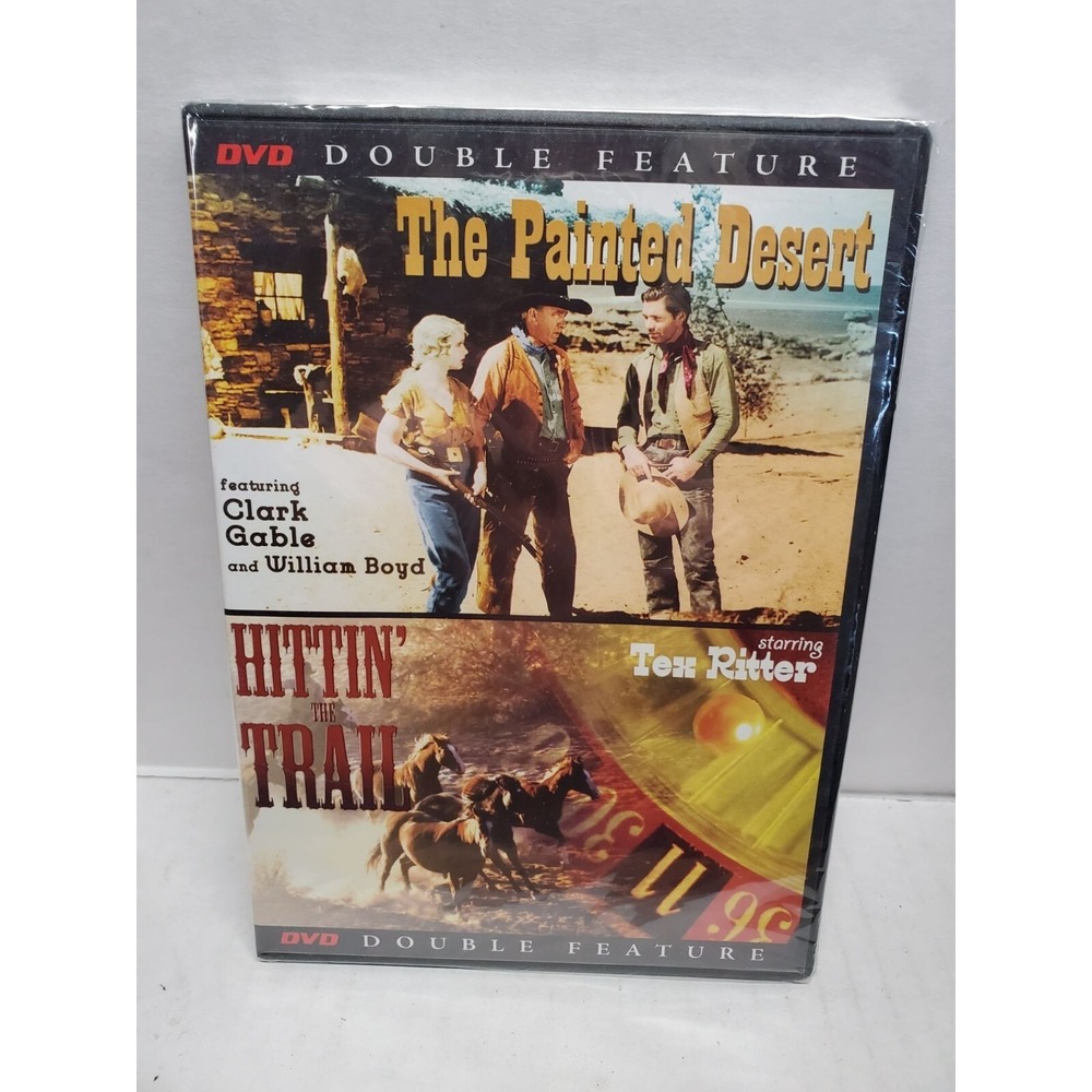The Painted Desert and Hittin' the Trail DVD - New - Clark Gable - Tex Ritter